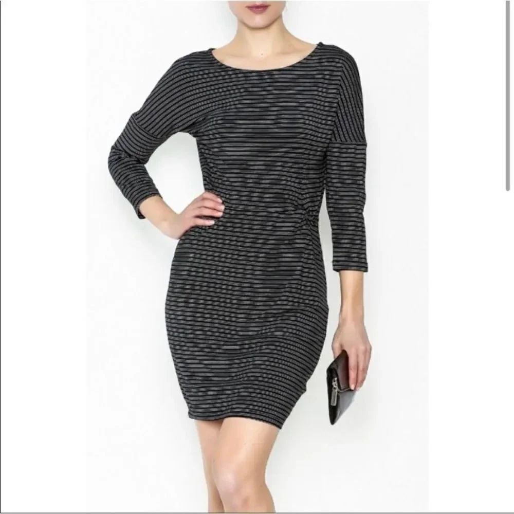 Cupcakes & Cashmere S Rylin striped bodycon Nordstroms dress